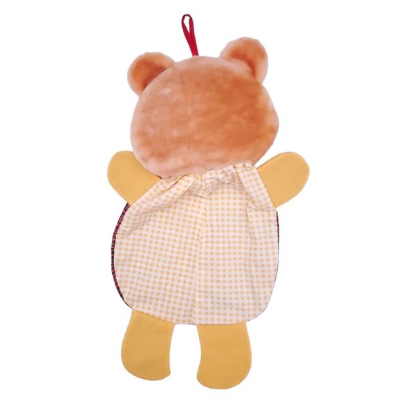 Hanging Bear 1980s Pajama Sock Diaper Holder Kitsch Vintage Retro Baby Caddy‎ - Picture 3 of 5